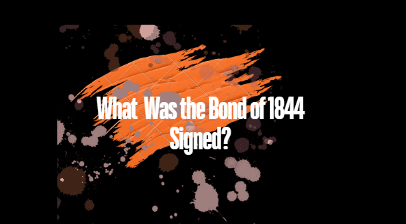 aka alt-Where Was the Bond of 1844 Signed?