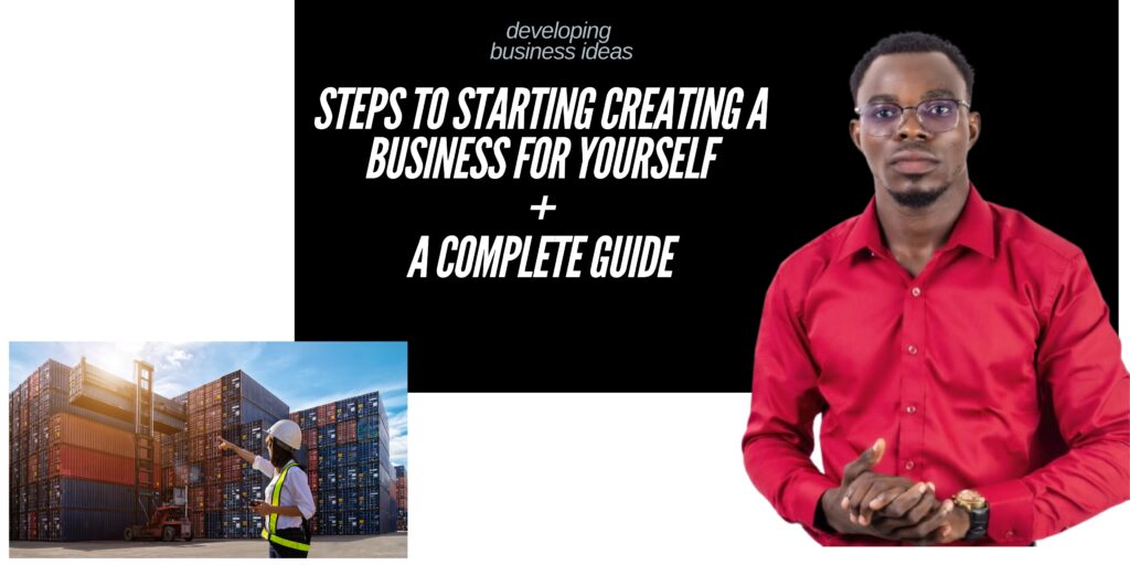 How to Create a Business for Myself